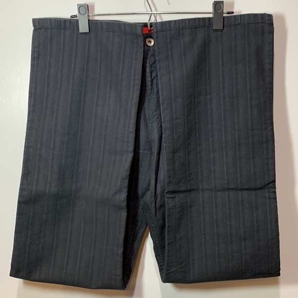 Alberto Gray Structure Stipe Pants - Picture 2 of 9